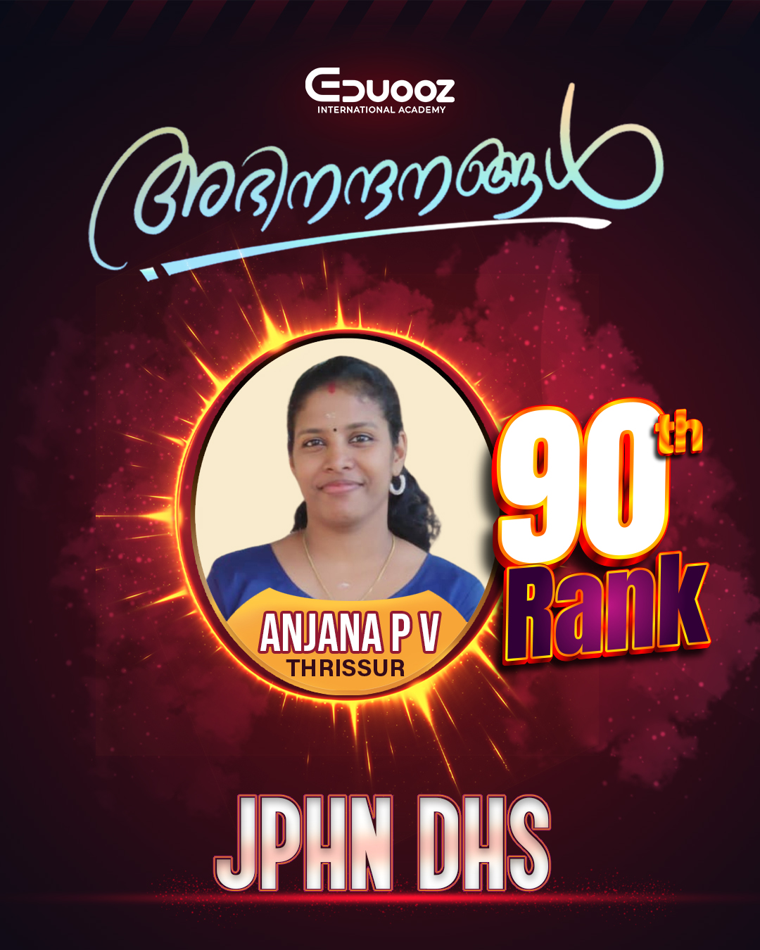 Rank holder portrait: 90 ANJANA P V  JPHN DHS.jpg